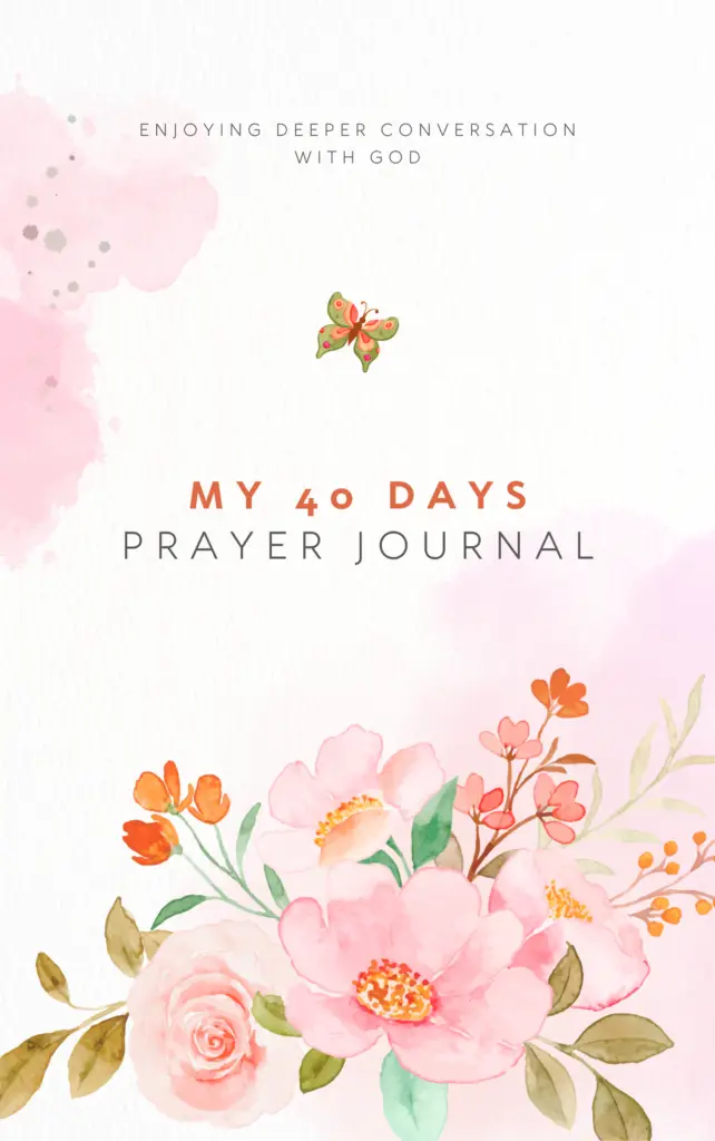 My 40 days Prayer Journal