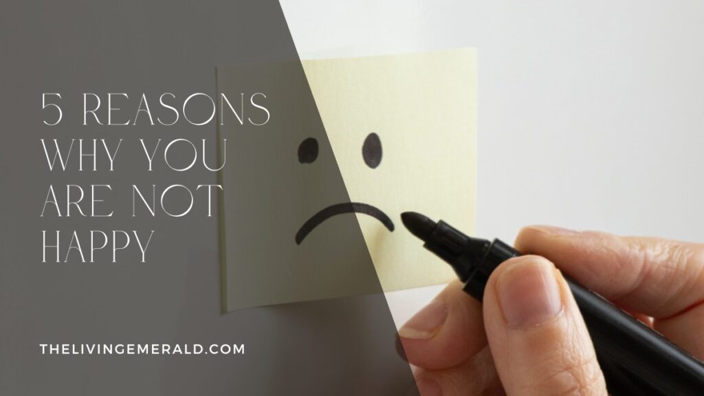 5 Reasons Why You Are Not Happy - The Living Emerald