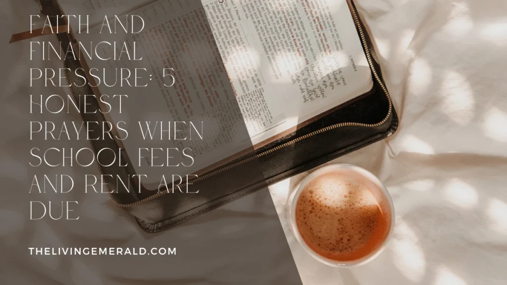 Faith and Financial Pressure